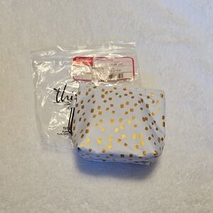 Thirty-One Mini Bag in White and Gold